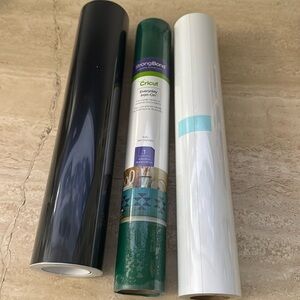 3 rolls of Cricut Iron on paper bundle